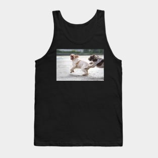 Playtime on the beach Spinoni Tank Top